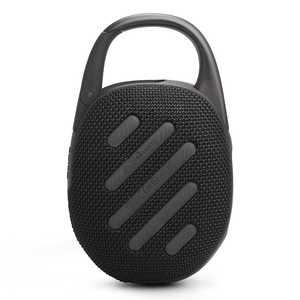 JBL Clip 5 Black Portable Waterproof Speaker Back View photo