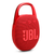 JBL Clip 5 Red Portable Waterproof Speaker Hero photo